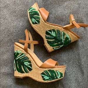 Michael Kors Tropical Palm heels